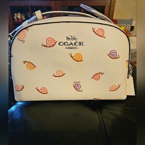 NWOT Coach Snail Print Crossbody Bag